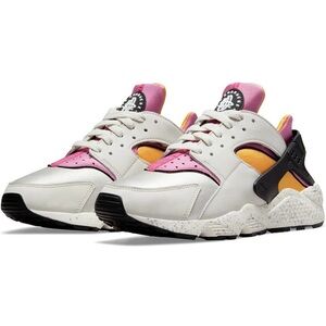 Nike Men’s Air Huarache Sneakers in Light Bone/Lethal Pink